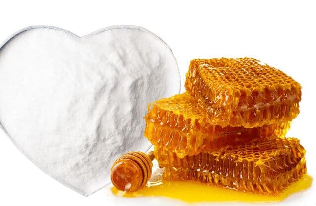 Bicarbonato di sodio e miele per il fungo dell'unghia del piede